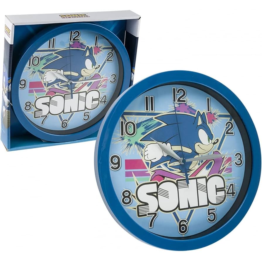 SEGA セガ ソニック・ザ・ヘッジホッグ 壁掛け時計 Amazon.co.jp: Accutime ソニック・ザ・ヘッジホッグ キッズ